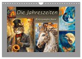 Die Jahreszeiten. Retromärchen (Wandkalender 2026 DIN A4 quer), CALVENDO Monatskalender
