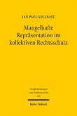 Mangelhafte Repräsentation im kollektiven Rechtsschutz Mangelhafte Repräsentation im kollektiven Rechtsschutz