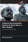 Cultura ed economia Teorie di Karl Marx e Max Weber
