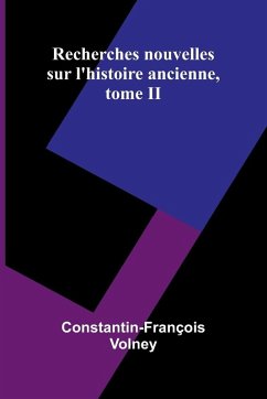 Cover Recherches nouvelles sur l'histoire ancienne, tome II