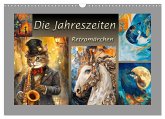 Die Jahreszeiten. Retromärchen (Wandkalender 2026 DIN A3 quer), CALVENDO Monatskalender