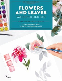 Cover Flowers and Leaves Watercolour Pad