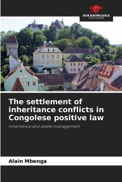 Cover The settlement of inheritance conflicts in Congolese positive law
