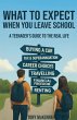 WHAT TO EXPECT WHEN YOU LEAVE SCHOOL - Bild 1