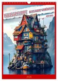 Hausgeflippt (Wandkalender 2026 DIN A3 hoch), CALVENDO Monatskalender