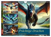 Prächtige Drachen, gut oder böse? (Wandkalender 2026 DIN A4 quer), CALVENDO Monatskalender