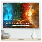 Welten zwischen den Zeilen - Bücher, die Träume wecken (hochwertiger Premium Wandkalender 2026 DIN A2 quer), Kunstdruck in Hochglanz