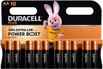 1x10 Duracell Plus Power Boost Mignon MN1500 AA LR6 1,5V 1x10 Duracell Plus Power Boost Mignon MN1500 AA LR6 1,5V