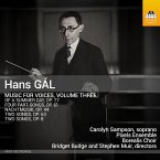 Gál: Musik Für Gesang Vol. 3 Gál: Musik Für Gesang Vol. 3