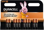1x10 Duracell Plus Power Boost Micro MN2400 AAA LR03 1,5V 1x10 Duracell Plus Power Boost Micro MN2400 AAA LR03 1,5V