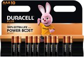 1x10 Duracell Plus Power Boost Micro MN2400 AAA LR03 1,5V