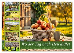 Cover Wo der Tag nach Heu duftet - Zwölf stille Monatsmomente im bäuerlichen Rhythmus der Natur (Tischkalender 2026 DIN A5 quer), CALVENDO Monatskalender