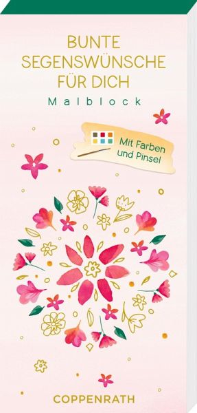Mini-Malblock - Bunte Segenswünsche für dich Mini-Malblock - Bunte Segenswünsche für dich