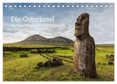 Die Osterinsel - Mythen, Moai und wilde Schönheit (Tischkalender 2026 DIN A5 quer), CALVENDO Monatskalender