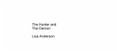 The Hunter and the Demon (eBook, ePUB) The Hunter and the Demon (eBook, ePUB)