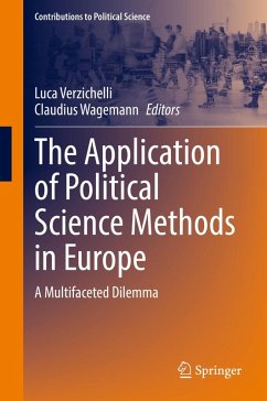 Cover The Application of Political Science Methods in Europe (eBook, PDF)