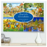 Bayrische Wimmelbilder - Wo Heimat lebendig wird (hochwertiger Premium Wandkalender 2026 DIN A2 quer), Kunstdruck in Hochglanz