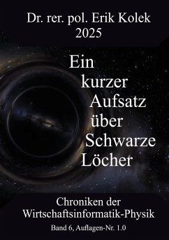 Cover Ein kurzer Aufsatz über Schwarze Löcher