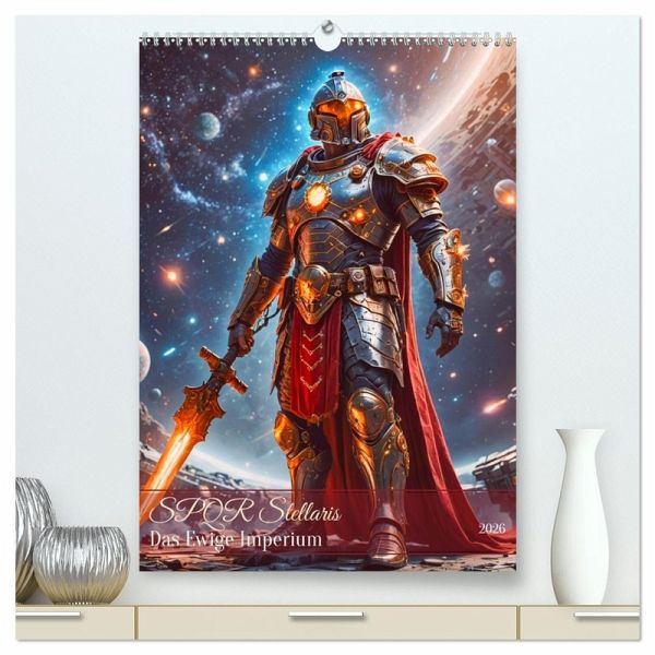 SPQR Stellaris - Das Ewige Imperium (hochwertiger Premium Wandkalender 2026 DIN A2 hoch), Kunstdruck in Hochglanz SPQR Stellaris - Das Ewige Imperium (hochwertiger Premium Wandkalender 2026 DIN A2 hoch), Kunstdruck in Hochglanz