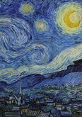 Notizbuch A4 kariert - 100 Seiten Soft Cover - van Gogh Sternennacht - FSC Papier
