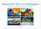 Olympischer Sport in Schichtpapier (Wandkalender 2026 DIN A2 quer), CALVENDO Monatskalender