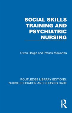 Cover Social Skills Training and Psychiatric Nursing (eBook, PDF)