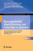 Renewable Energy, Green Computing, and Sustainable Development (eBook, PDF)