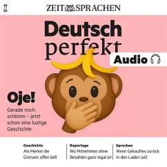 Cover Deutsch perfekt Audio - Oje! Über lustige Pannen (MP3-Download)