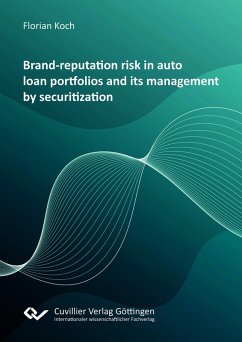 Cover Brand-reputation risk in auto loan portfolios and its management by securitization