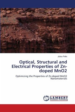 Optical, Structural and Electrical Properties of Zn-doped MnO2 - Felix, Julius Optical, Structural and Electrical Properties of Zn-doped MnO2 - Felix, Julius