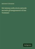 Del sistema nella storia naturale secondo gl'insegnamenti di San Tommaso