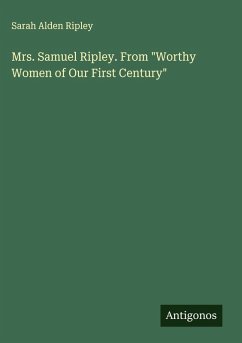 Cover Mrs. Samuel Ripley. From 