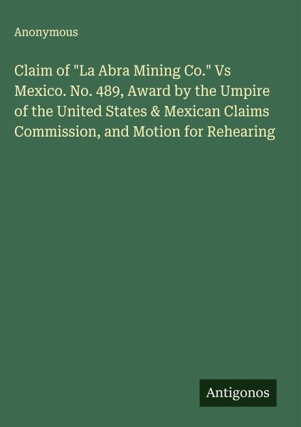 Claim of 