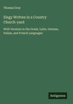 Cover Elegy Written in a Country Church-yard