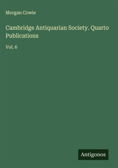 Cover Cambridge Antiquarian Society. Quarto Publications
