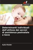 Determinanti individuali dell'utilizzo dei servizi di assistenza postnatale a Gove