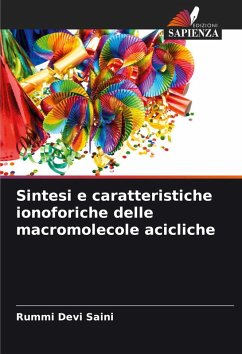 Cover Sintesi e caratteristiche ionoforiche delle macromolecole acicliche