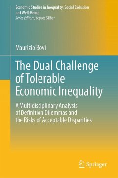 The Dual Challenge of Tolerable Economic Inequality (eBook, PDF) - Bovi, Maurizio