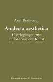 Analecta aesthetica (eBook, PDF)