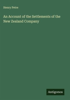 Cover An Account of the Settlements of the New Zealand Company