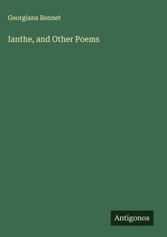 Cover Ianthe, and Other Poems