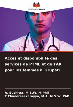 Cover Accès et disponibilité des services de PTME et de TAR pour les femmes à Tirupati