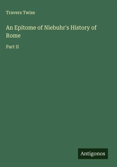 Cover An Epitome of Niebuhr's History of Rome