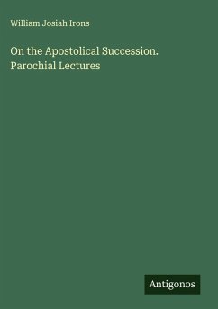 Cover On the Apostolical Succession. Parochial Lectures