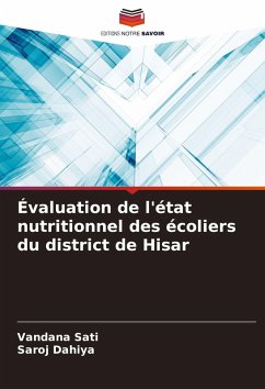 Cover Évaluation de l'état nutritionnel des écoliers du district de Hisar