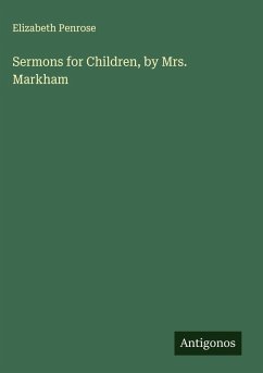 Cover Sermons for Children, by Mrs. Markham