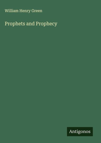 Prophets and Prophecy