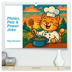 Pfoten, Pelz & Power-Jobs (hochwertiger Premium Wandkalender 2026 DIN A2 quer), Kunstdruck in Hochglanz Cover Pfoten, Pelz & Power-Jobs (hochwertiger Premium Wandkalender 2026 DIN A2 quer), Kunstdruck in Hochglanz