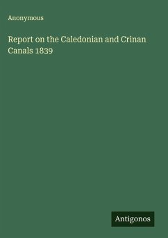 Cover Report on the Caledonian and Crinan Canals 1839
