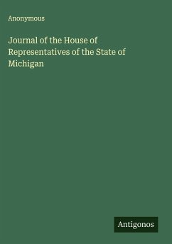 Cover Journal of the House of Representatives of the State of Michigan